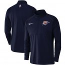 Oklahoma City Thunder Nike Navy Element Performance Half-Zip Pullover Jacket