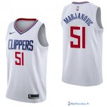 Maillot NBA Pas Cher Los Angeles Clippers Boban Marjanovic 51 Blanc Association 2017/18