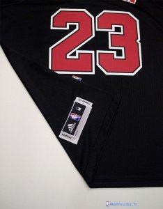 Maillot NBA Pas Cher Chicago Bulls Michael Jordan 23 Noir MC