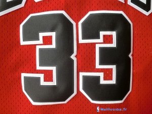 Maillot NBA Pas Cher Chicago Bulls Scottie Pippen 33 Rouge