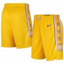 Los Angeles Lakers Nike Gold 2019/20 City Edition Swingman Shorts