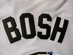 Maillot NBA Pas Cher Miami Heat Chris Bosh 1 Blanc