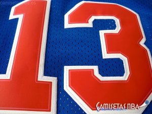 Maillot NBA Pas Cher Philadelphia Sixers Wilt Chamberlain 13 Bleu