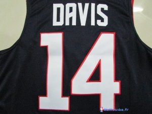 Maillot NBA Pas Cher USA 2014 Davis 14 Noir