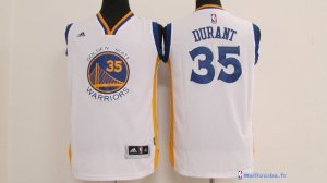 Maillot NBA Pas Cher Golden State Warriors Junior Kevin Durant 35 Blanc