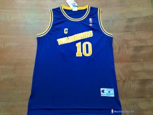 Maillot NBA Pas Cher Golden State Warriors Anfernee Hardaway 10 Retro Bleu