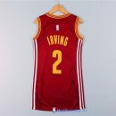 Maillot NBA Pas Cher Cleveland Cavaliers Femme Kyrie Irving 2 Rouge