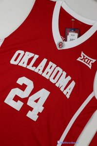 Maillot NCAA Pas Cher Oklahoma Buddy Hield 24 Rouge