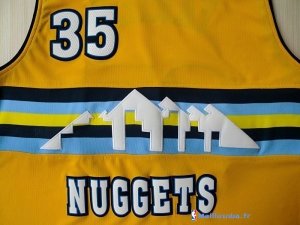 Maillot NBA Pas Cher Denver Nuggets Kenneth Faried 35 Jaune