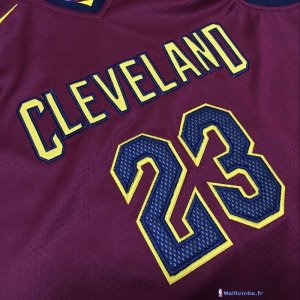 Maillot NBA Pas Cher Cleveland Cavaliers Junior LeBron James 23 Rouge 2017/18