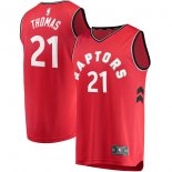 Toronto Raptors Matt Thomas Fanatics Branded Red Fast Break Replica Player Team Jersey - Icon Edition