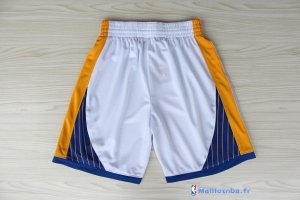 Pantalon NBA Pas Cher Golden State Warriors Blanc