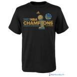 Maillot NBA Pas Cher Golden State Warriors Champions 2017 Noir Or