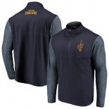 Cleveland Cavaliers Fanatics Branded NavyHeathered Navy Made to Move Static Performance Quarter-Zip Pullover Jacket