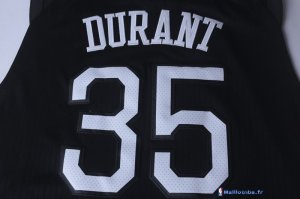 Maillot NBA Pas Cher Golden State Warriors Kevin Durant 35 Noir 2017/18