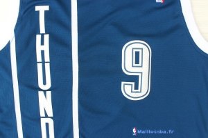 Maillot NBA Pas Cher Oklahoma City Thunder Serge Ibaka 9 Retro Bleu