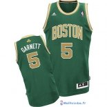 Maillot NBA Pas Cher Boston Celtics Kevin Garnett 5 Vert Or