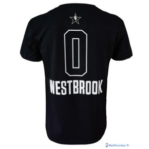 Maillot Manche Courte All Star 2018 Russell Westbrook 0 Noir