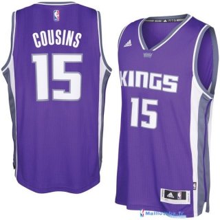 Maillot NBA Pas Cher Sacramento Kings DeMarcus Cousins 15 Pourpre Blanc