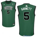 Maillot NBA Pas Cher Boston Celtics Kevin Garnett 5 Vert Noir