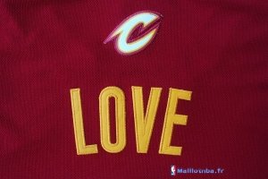 Maillot NBA Pas Cher Cleveland Cavaliers Kevin Love 0 Rouge