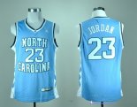 Maillot NCAA Pas Cher North Carolina Michael Jordan 23 Bleu