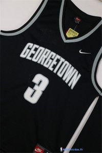 Maillot NCAA Pas Cher Georgetown Hoyas Allen Iverson 3 Noir