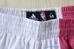 Pantalon NBA Pas Cher Miami Heat Floridians Retro Blanc