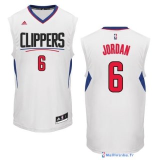 Maillot NBA Pas Cher Los Angeles Clippers DeAndre Jordan 6 Blanc