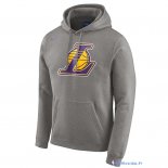 Sweat Capuche NBA Los Angeles Lakers Nike Gris