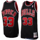 Maillot NBA Pas Cher Chicago Bulls Scottie Pippen 33 Noir