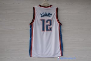 Maillot NBA Pas Cher Oklahoma City Thunder Steven Adams 12 Blanc