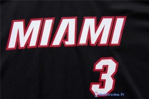 Maillot NBA Pas Cher Miami Heat Femme Dwyane Wadet 3 Noir