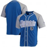 Dallas Mavericks Starter BlueGray Baseball Jersey