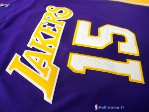 Maillot NBA Pas Cher Los Angeles Lakers Metta World 15 Peace Pourpre