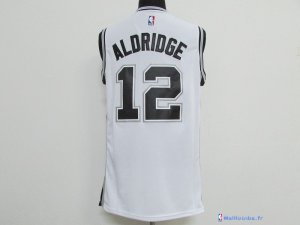 Maillot NBA Pas Cher San Antonio Spurs LaMarcus Aldridge 12 Blanc