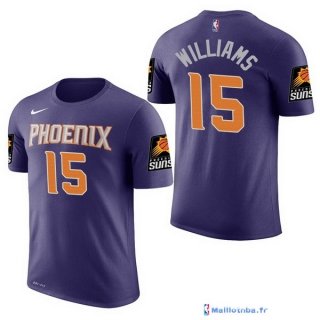 Maillot Manche Courte Phoenix Suns 15 Alan Williams Purpura 2017/18