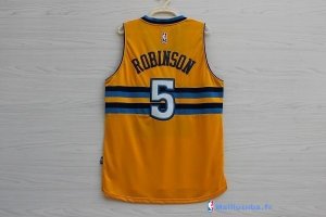 Maillot NBA Pas Cher Denver Nuggets Nate Robinson 5 Jaune