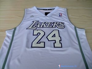 Maillot NBA Pas Cher Noël Los Angeles Blanc Lakers Bryant 24