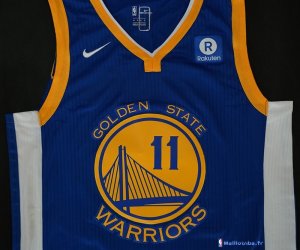 Maillot NBA Pas Cher Golden State Warriors Klay Thompson 11 Bleu 2017/18