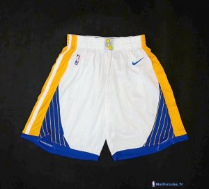 Pantalon NBA Pas Cher Golden State Warriors Nike Blanc