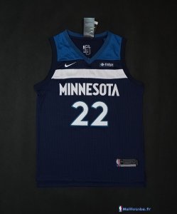 Maillot NBA Pas Cher Minnesota Timberwolves Andrew Wiggins 22 Marine 2017/18