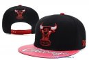 Bonnet NBA Chicago Bulls 2016 Noir Rouge 8