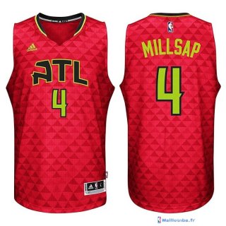 Maillot NBA Pas Cher Atlanta Hawks Paul Millsap 4 Rouge