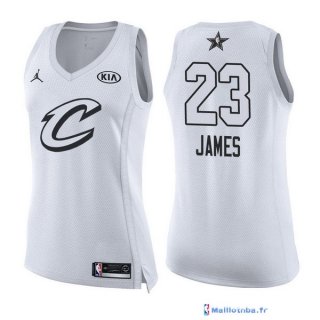 Maillot NBA Pas Cher All Star 2018 Femme LeBron James 23 C Blanc