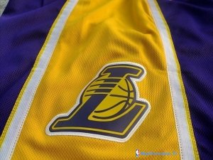 Pantalon NBA Pas Cher Los Angeles Lakers Pourpre 01