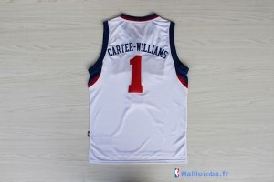 Maillot NBA Pas Cher Philadelphia Sixers Michael Carter Williams 1 Blanc