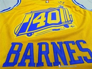 Maillot NBA Pas Cher Golden State Warriors Harrison Barnes 40 Jaune