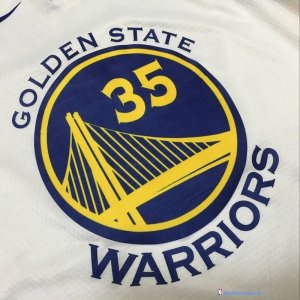 Maillot NBA Pas Cher Golden State Warriors Kevin Durant 35 Blanc Association 2017/18