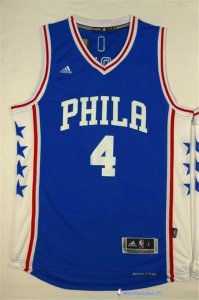 Maillot NBA Pas Cher Philadelphia Sixers Nerlens Noel 4 Bleu